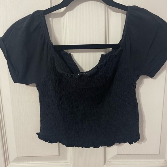 Pacsun Black Cropped Top - Picture 3 of 3
